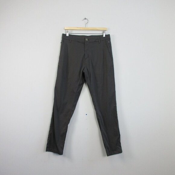 Birddogs Mens Pants 32X30 Grey Cotton Blend Performance Office Travel Casual 450 - Picture 1 of 10